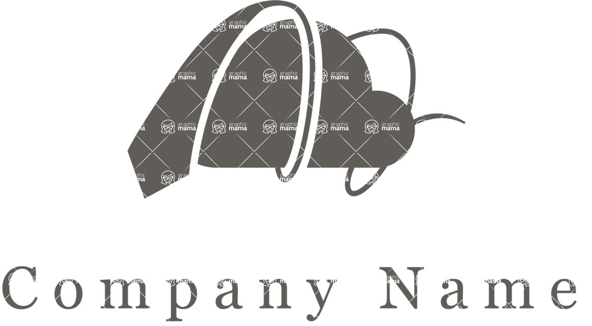 Business Logo Templates - vector graphics in a pack from GraphicMama - Cloud Services Vector Logo Design - Black and White